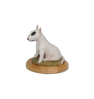 Bulterier ręcznie pomalowana statuetka Art-Dog